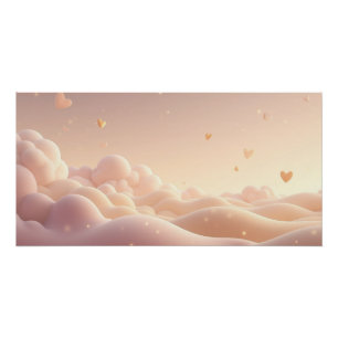 Traumhafte Valentinstag-Romantik-Dekoration Poster
