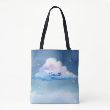 Traumhafte Wasserfarbe Cloud9 Pastell Himmel Trage