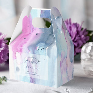 Traumhafte Wasserfarbe-Hochzeitsdusche-Geschenkbox Geschenkschachtel