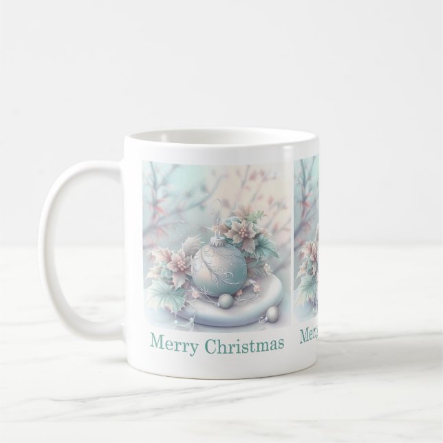 Traumhafte Weihnachtsdekoration-Tasse Kaffeetasse (Links)