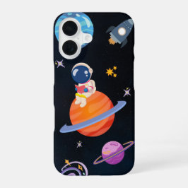 ✨ Traumhafte Weltraum-Abenteuer – iPhone 16 Cover  Hülle