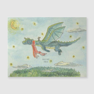 Traumhafter Drache Magnettafel Magnetkarte