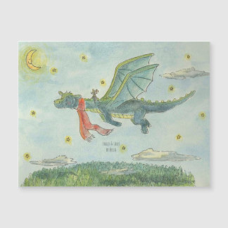 Traumhafter Drache | Magnettafel Magnetkarte