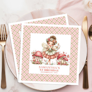 Traumhafter Feengarten Magisches Party Mädchen Geb Serviette