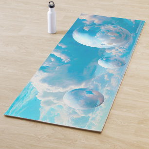 Traumhafter Himmel Surreale Naturlandschaft Yogamatte