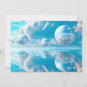 Traumhafter Himmel Surrealistische Naturlandschaft Ankündigung