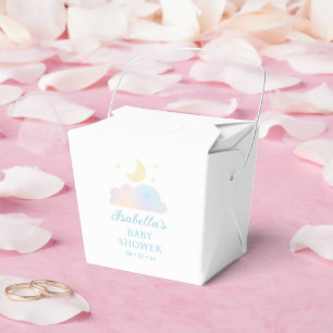 Traumhafter Mond und Sterne Cloud Nine Baby Shower Geschenkschachtel