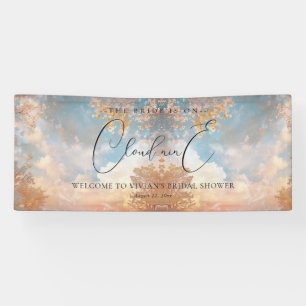 Traumhafter Sonnenuntergang Cloud Nine Brautparty Banner