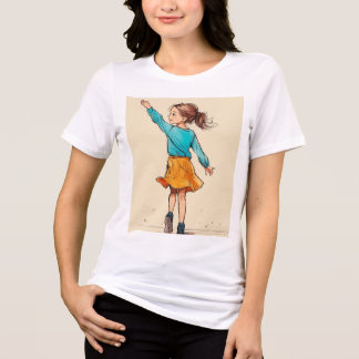 Traumhafter T - Shirt mit Whimsical Ban Bloc