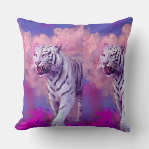 Traumhafter Weißer Tiger Kissen