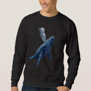 Traumhaftes Blauwal-T-Shirt Sweatshirt