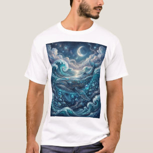 Traumhaftes Blauwal-T-Shirt T-Shirt