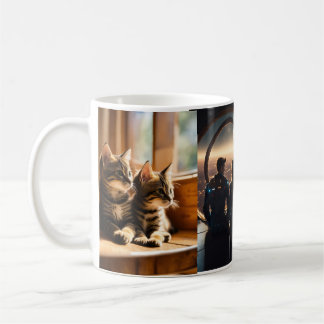 Traumhaftes Glas mit Watercolor Wash Kaffeetasse