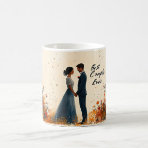 Traumhaftes Paar Romantische Hochzeit & Hochzeitst Kaffeetasse