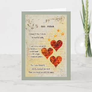 Traumherzen Feiertagskarte