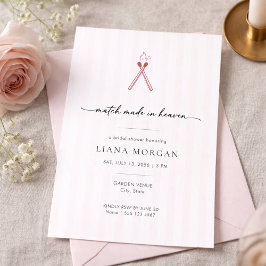 Traumhochzeit - Elegante Brautparty Einladung