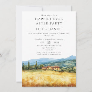 Traumhochzeit in der Toskana Italien Hochzeit Einladung