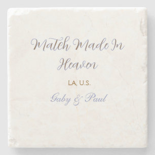 Traumhochzeit lila pastell golden name dat steinuntersetzer