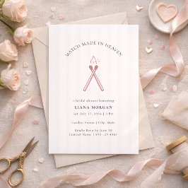 Traumhochzeit mit rosa Streifen - Einladung zur Br