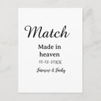 Traumhochzeit Name Datum einfache Kalligrafie