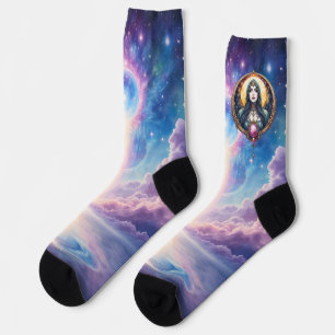 Traumhüterin des Mondes – Hüterin der Nacht. Socken