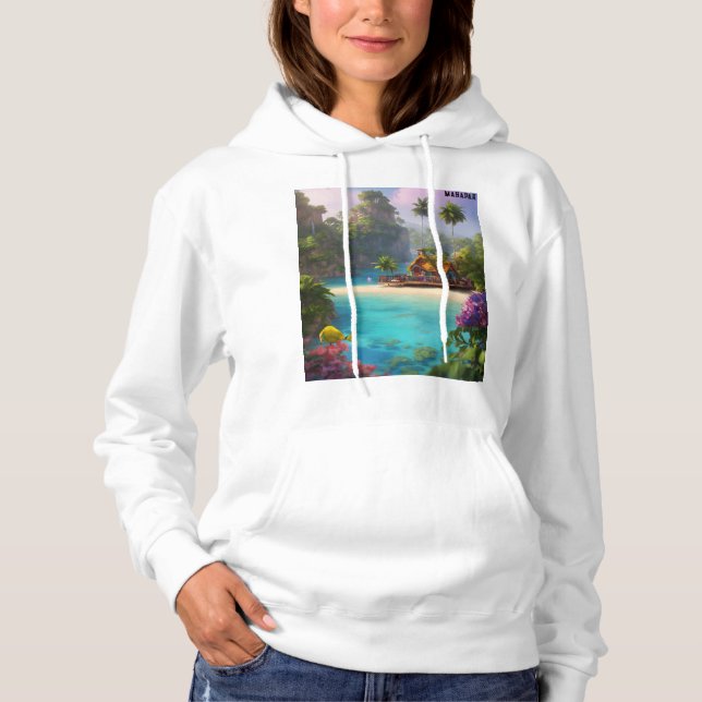 Trauminsel Hoodie (Vorderseite)