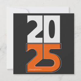 Traumjagd im Jahr 2025 Feiertagskarte