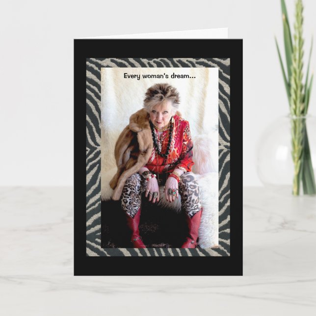 Traumkarte jeder Frau Karte (Vorderseite)