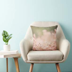 Traumkissen mit rosafarbenen Wildblumen Kissen
