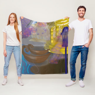 Traumlandmediumdecke! Fleecedecke