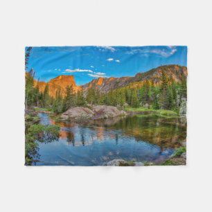 Traumlandschaft am See Fleecedecke