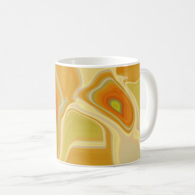 Traumlandschaft in Gold Kaffeetasse (VorderseiteRechts)