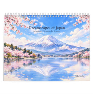Traumlandschaften Japans Aquarell-Kunst Kalender