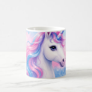 Träumlicher Pastell-Einhorn-Becher Kaffeetasse