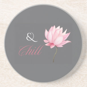 Traumlotus “& Chill”, Entspannendes Wellness-Gesch Getränkeuntersetzer