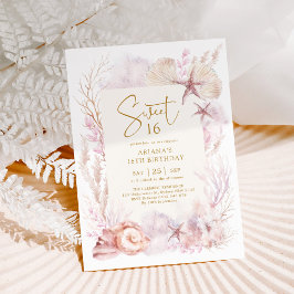 Traummeer unter der Meerjungfrau Süße 16 Einladung