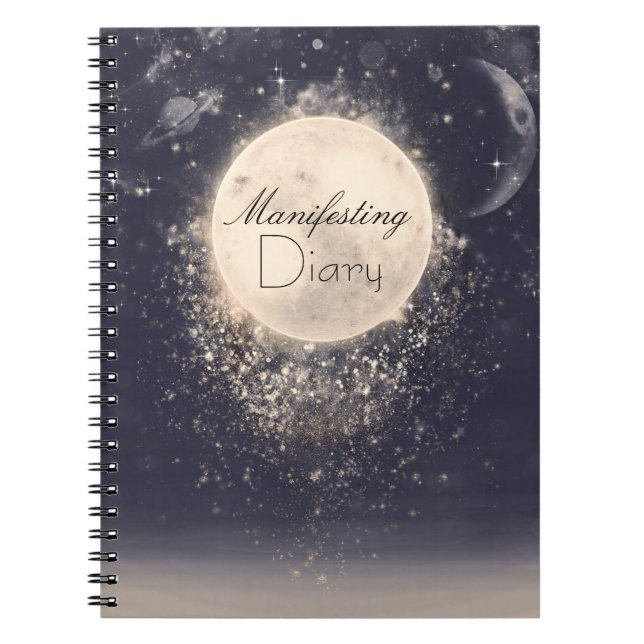 Traummond Magic Cosmic Manifesting Diary Journal Notizblock (Vorderseite)