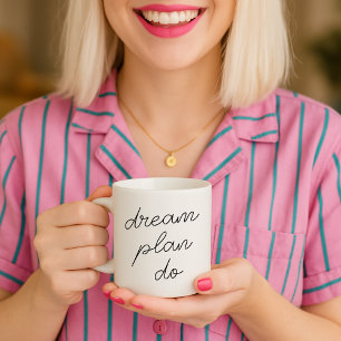 Traumplan Do Moderne Minimalistische Stilschrift Kaffeetasse