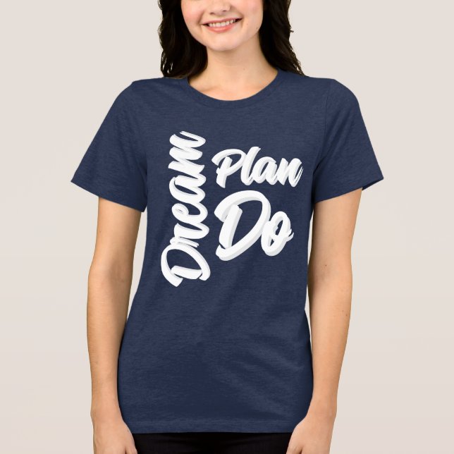 Traumplan Do Tri-Blend Shirt (Vorderseite)