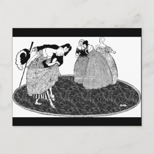 Traumprinz Vintage Cinderella Postkarte