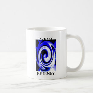 Traumreise blaue Kunst Kaffeetasse