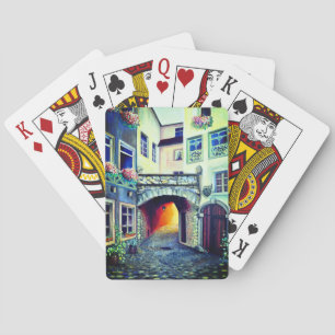 Traumscape Luxemburg böhmische Stadt Spielkarten