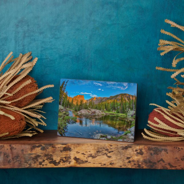 Traumsee Landschaft Fotoplatte (Seite)