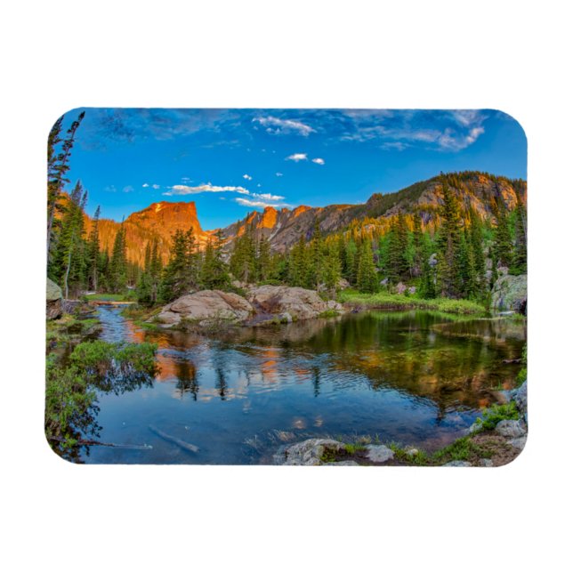 Traumsee Landschaft Magnet (Horizontal)