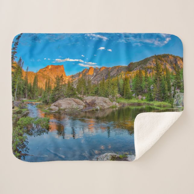 Traumsee Landschaft Sherpadecke (Vorderseite (Horizontal))