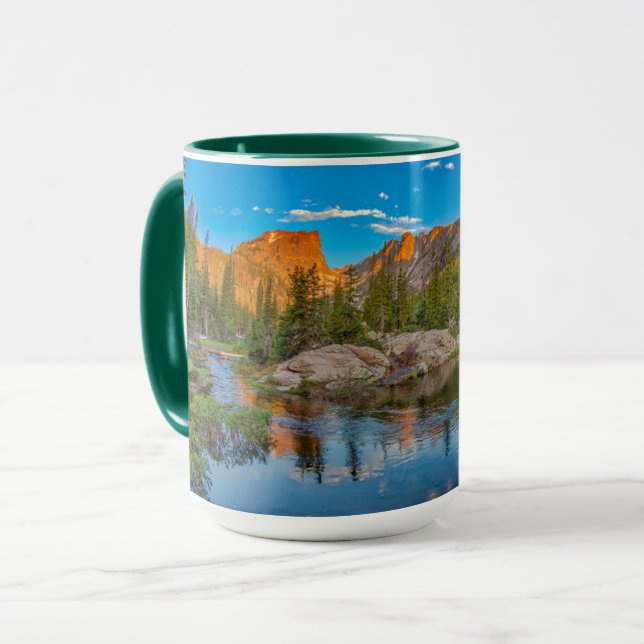 Traumsee Landschaft Tasse (Vorderseite Links)