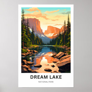 Traumsee Nationalpark Nationalpark Travel Poster