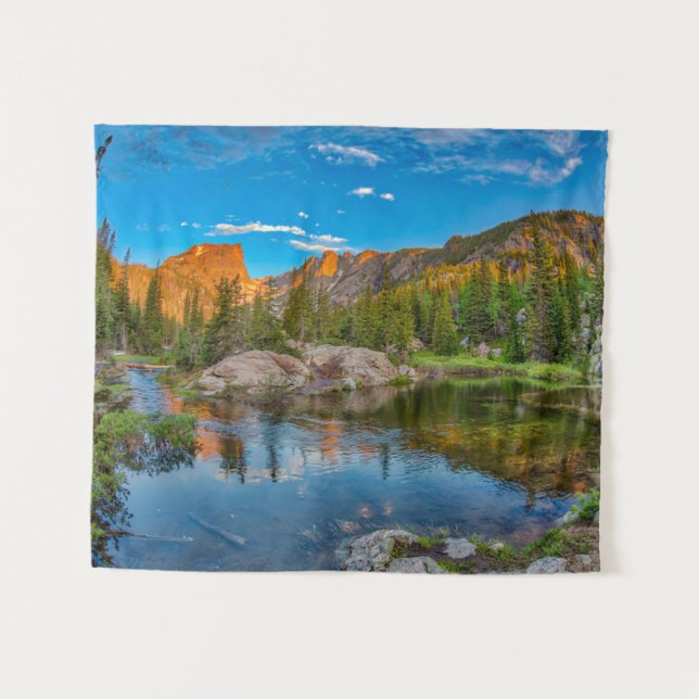 Traumseenlandschaft Wandteppich (Vorderseite (Horizontal))