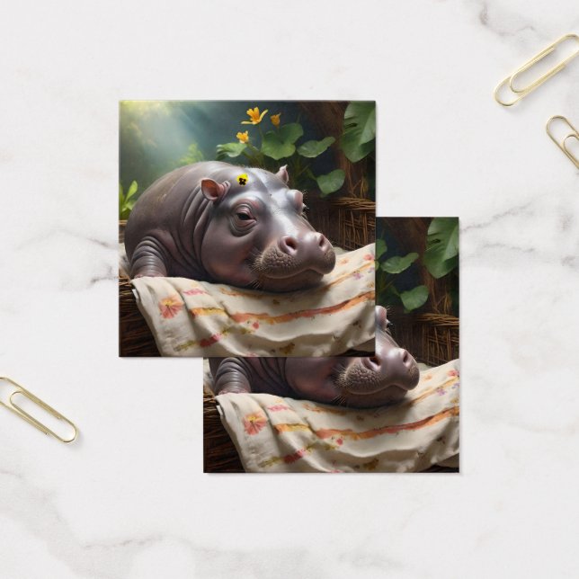 **"Träumskorb: Ein Baby Hippo's Cosy Nickerchen"** (Büro)