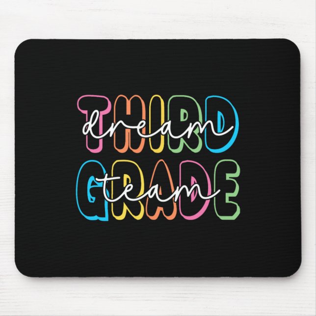 Traumteam der dritten Klasse 3. Klasse Lehrer Ck Z Mousepad (Vorne)